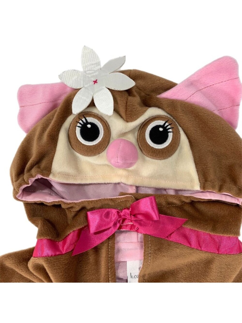 Owl Costume Sz 12M Koala Kids Toys R Us 2 piece Cape and Body Halloween Dress Up